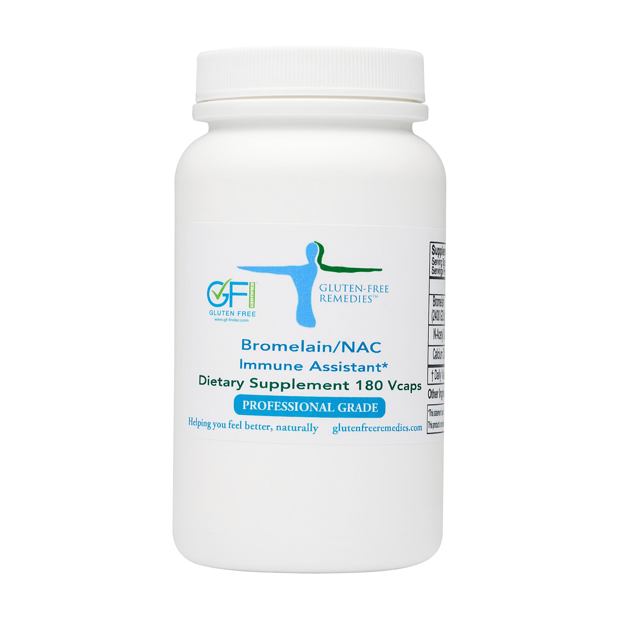 Bromelain/NAC Gluten Free Remedies