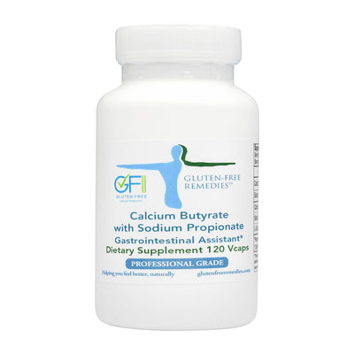 gluten free remedies calcium butyrate bottle