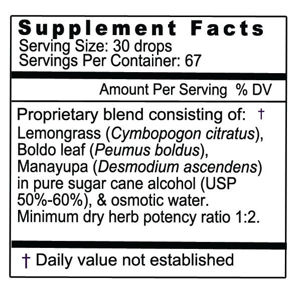 detox aid supplement facts