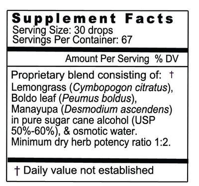 detox aid supplement facts