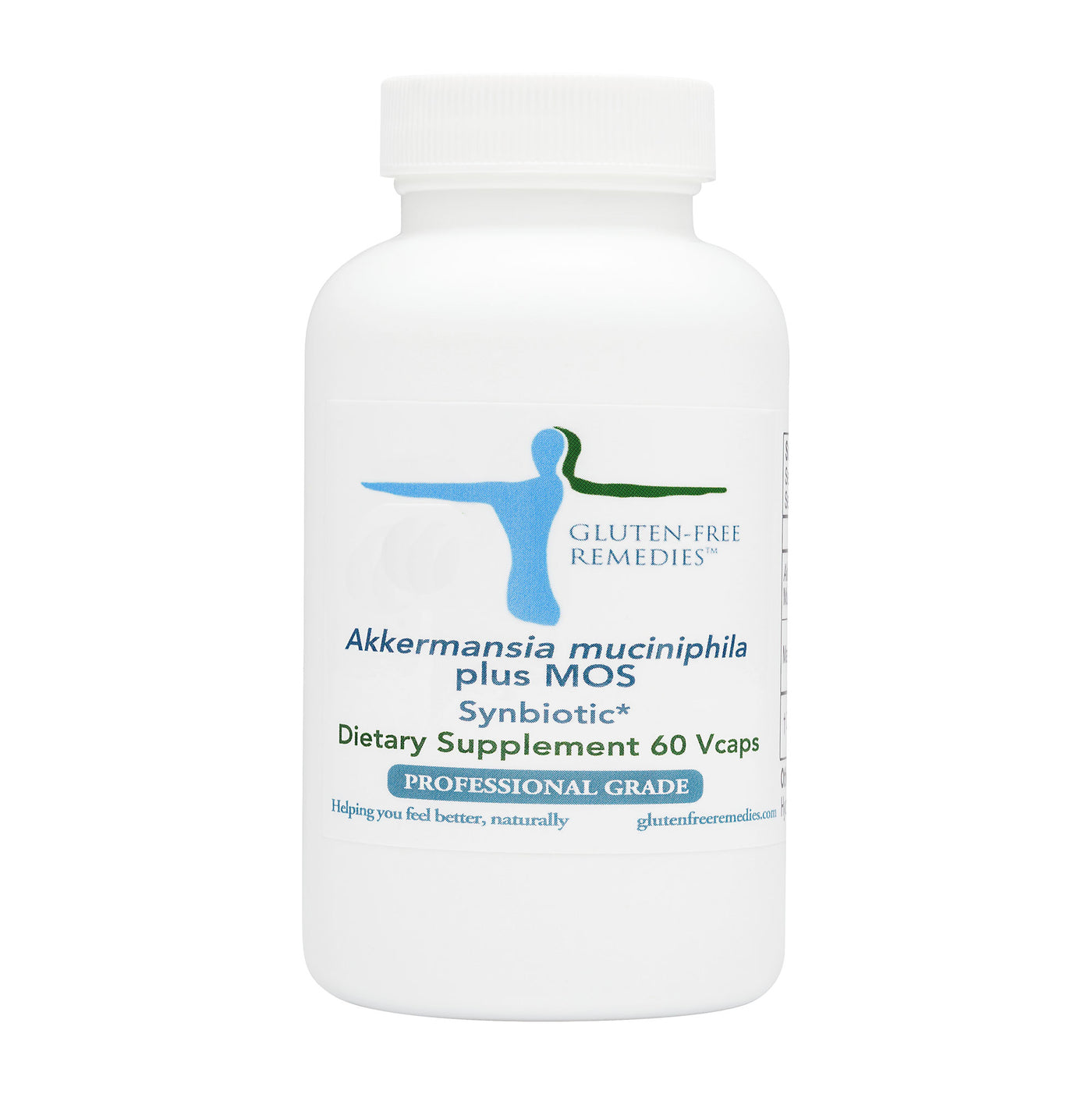 Gluten Free Remedies pasteurized Akkermansia muciniphila bottle