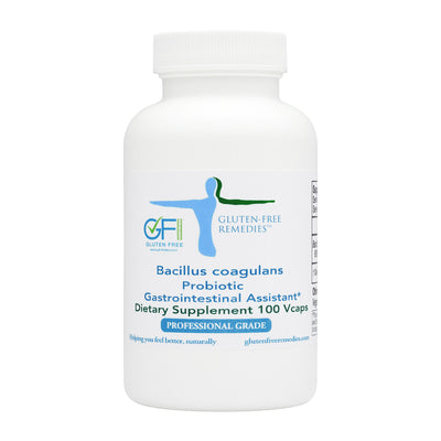Gluten Free Remedies Bacillus coagulans bottle