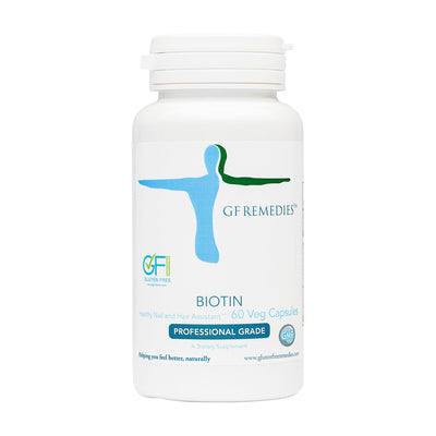 Gluten Free Remedies Biotin bottle