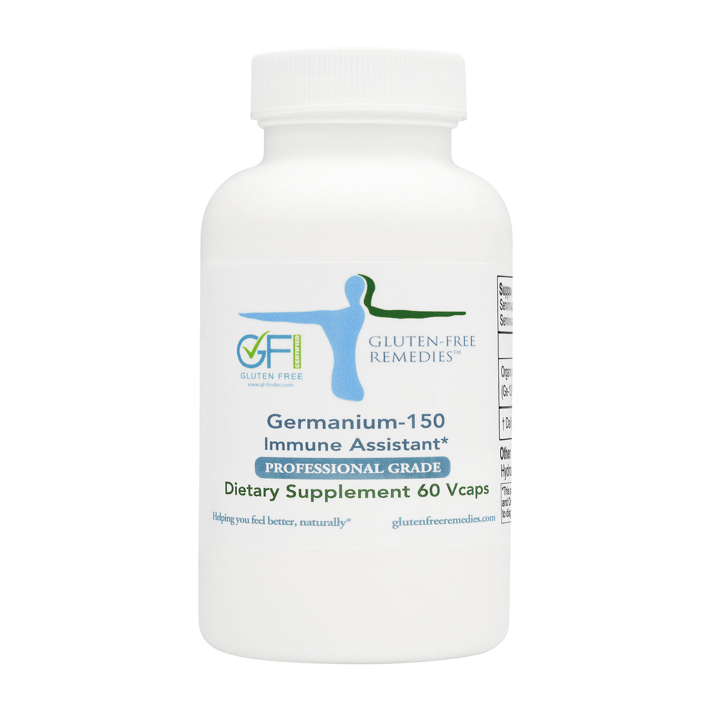 Gluten Free Remedies Germanium bottle
