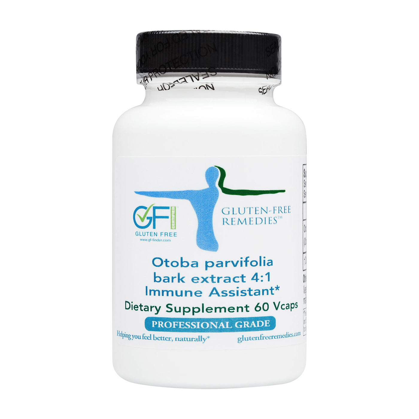 Gluten Free Remedies Otoba Parvifolia bottle