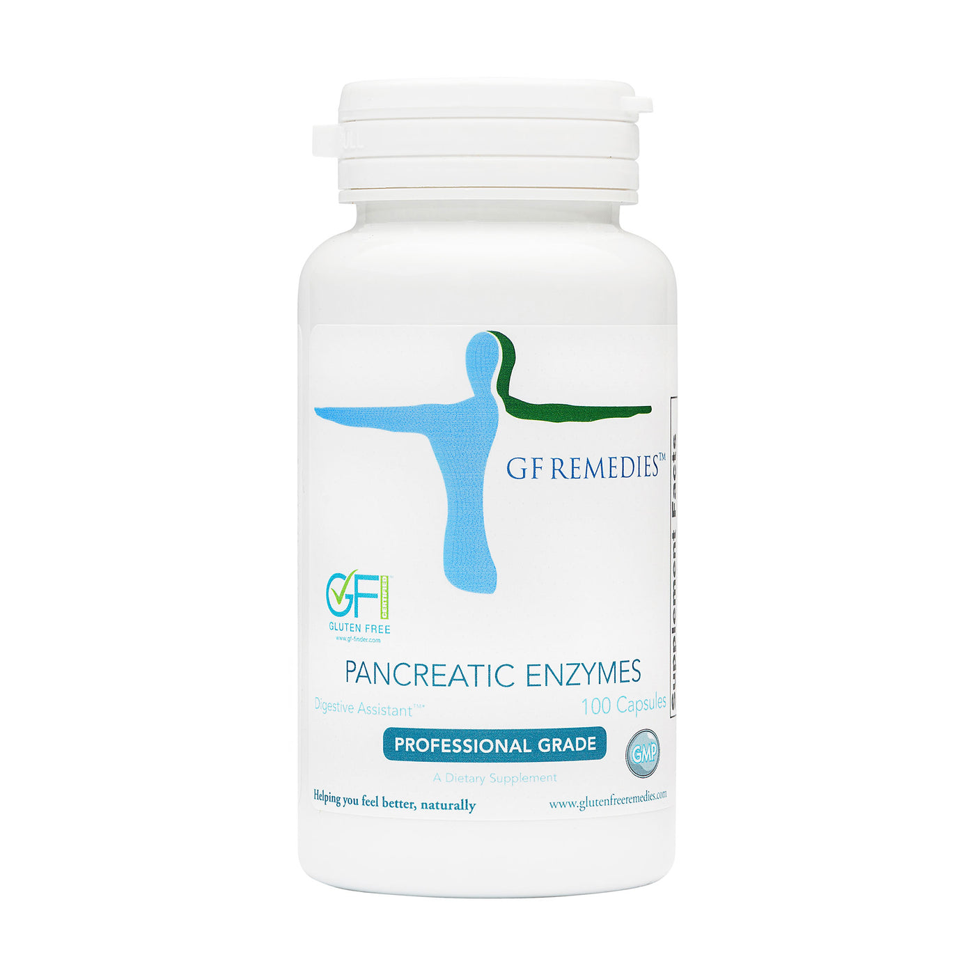 Gluten Free Remedies Pancreatic Enzymes bottle