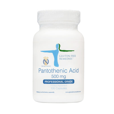 Gluten Free Remedies Pantothenic Acid bottle